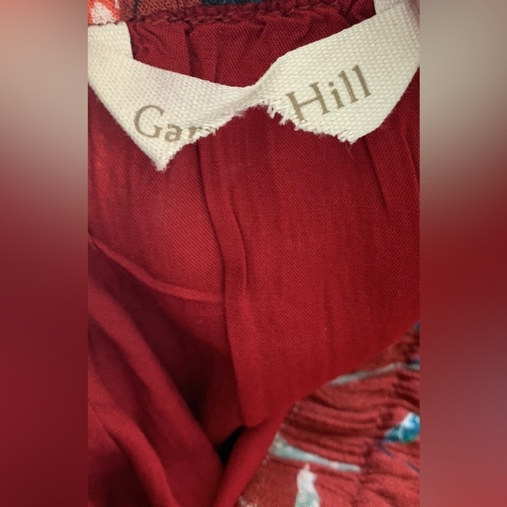 Excellent Condition, Garnet Hill Red "Raelle Midi Skirt" w/ Pockets, Size L/XL - Picture 10 of 16